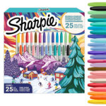 Marqueur permanent fine, holiday pack de 25