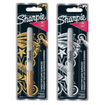 Marqueur permanent m�tallis�, en blister, or