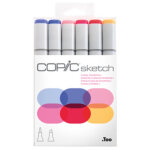 Marqueur sketch, kit de 6 'floral favorites 2'