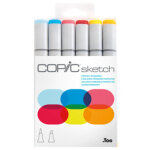 Marqueur sketch, kit de 6 'perfect primaries'