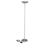 Maul lampadaire halogne maulsky, dimmable, argent