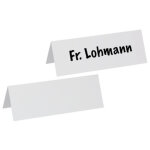 Maul porte - nom, carton, blanc, (l)210 x (h)75 mm, 190 g / m2 Maul porte - nom, carton, blanc, (l)210 x (h)75 mm, 190 g / m2