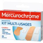 Mecurochrome pansements classiques - r�sistant � l'eau - 4 mod�les et 2 couleurs - coffret multi - usages ...