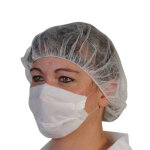 Mediprotec masques hygiène papier blanc 2 plis, boite de 100 Mediprotec masques hygiène papier blanc 2 plis, boite de 100