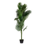 Meet paperflow plante artificielle palmier h. 160 cm - feuillage plastique vert