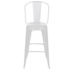 Meet paperflow tabouret haut d'extérieur urban en acier - blanc - lot de 2 Meet paperflow tabouret haut d'extérieur urban en acier - blanc - lot de 2