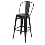 Meet paperflow tabouret haut d'extérieur urban en acier - noir - lot de 2 Meet paperflow tabouret haut d'extérieur urban en acier - noir - lot de 2