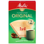 Melitta filtre � caf� ar�me '1x4', marron nature