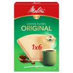 Melitta filtre � caf� ar�me '1x6', marron nature