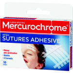 Mercurochrome bote de strips sutures adhsives