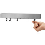 Barre magn�tique metallika, avec crochets, inox