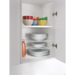 Metaltex �tag�re d'angle silos, 2 niveaux, blanc