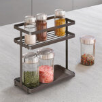 �tag�re � �pices tokyo lava, 2 niveaux, noir mat