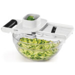 Mandoline multi - usage mandolino, 5 r�pes, blanc