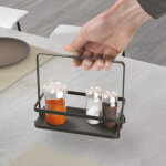 Metaltex m�nag�re tokyo lava, avec poign�e, noir mat