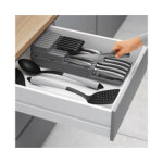 Porte - couteaux blade - fit, en pp, gris