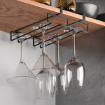 Porte - verres my - glass lava, noir mat