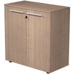 Meuble bas flore - l. 83 x h. 81 cm - 2 portes - noyer Meuble bas flore - l. 83 x h. 81 cm - 2 portes - noyer