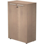 Meuble mi - haut flore - l. 83 x h. 119 cm - 2 portes - noyer Meuble mi - haut flore - l. 83 x h. 119 cm - 2 portes - noyer