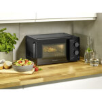Micro - ondes mw 7580 s - wave solo, 19 litres, noir