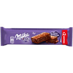 Milka choco brownie - gteau moelleux au chocolat au lait avec des ppites - lot de 24 pochons de 2 gteaux ...
