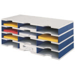 Module de base styrodoc trio, 12 compartiments,