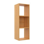 Biblioth�que multicases classic - 3 cases - h�tre