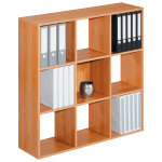 Module bibliothque multicases classic - 9 cases - aulne