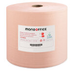 Mondoffice bobine d'essuyage longueur 450 m - 1500 feuilles - chamois