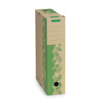 Mondoffice bote archives carton recycl - dos 8 cm - kraft