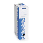 Mondoffice bote archives premium - dos 10 cm - bleu - lot de 10