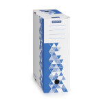 Mondoffice bote archives premium - dos 12 cm - bleu - lot de 10