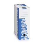 Mondoffice bote archives premium - dos 12 cm - bleu