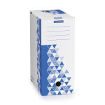 Mondoffice bote archives premium - dos 15 cm - bleu