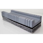 Mondoffice brosse effaceur pour tableau blanc à lamelles détachables - gris Mondoffice brosse effaceur pour tableau blanc à lamelles détachables - gris