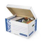 Mondoffice caisse archives premium - capacité 6 boites dos 8 cm - bleu Mondoffice caisse archives premium - capacité 6 boites dos 8 cm - bleu