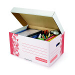 Mondoffice caisse archives premium - capacité 6 boites dos 8 cm - rouge Mondoffice caisse archives premium - capacité 6 boites dos 8 cm - rouge