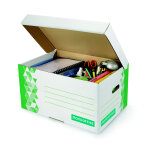 Mondoffice caisse archives premium - capacit� 6 boites dos 8 cm - vert