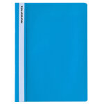 Mondoffice chemise  lamelles pour feuilles a4 perfores - couverture transparente polypropylne - bleu ...
