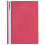 Mondoffice chemise  lamelles pour feuilles a4 perfores - couverture transparente polypropylne - rouge ...