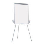 Mondoffice chevalet de confrence sur trpied 72 x 100 cm hauteur rglable surface laque magntique ...
