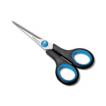 Mondoffice ciseaux ambidextres softgrip bouts pointus longueur 14 cm