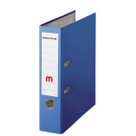 Mondoffice classeur  levier a4 premium polypropylne - dos 8 cm - bleu