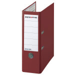 Mondoffice classeur  levier a4 premium polypropylne - dos 8 cm - bordeaux