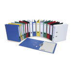 Mondoffice classeur  levier a4 premium polypropylne - dos 8 cm - lilas - violet