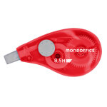 Mondoffice correcteur � sec roller � d�pose lat�rale 5 mm x 8, 5m - corps translucide