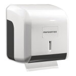 Mondoffice distributeur de rouleaux de papier toilette en abs - blanc avec verrou Mondoffice distributeur de rouleaux de papier toilette en abs - blanc avec verrou