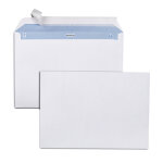 Mondoffice enveloppe blanche premium c4 229 x 324 mm 100g sans fen�tre - autocollante bande protectrice ...
