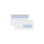 Mondoffice enveloppe blanche dl 110 x 220 mm 80g fenêtre 45 x 100 mm - autocollante - lot de 500 Mondoffice enveloppe blanche dl 110 x 220 mm 80g fenêtre 45 x 100 mm - autocollante - lot de 500
