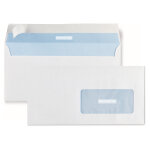 Mondoffice enveloppe blanche dl 110 x 220 mm 80g fentre 45 x 100 mm - autocollante bande protectrice ...